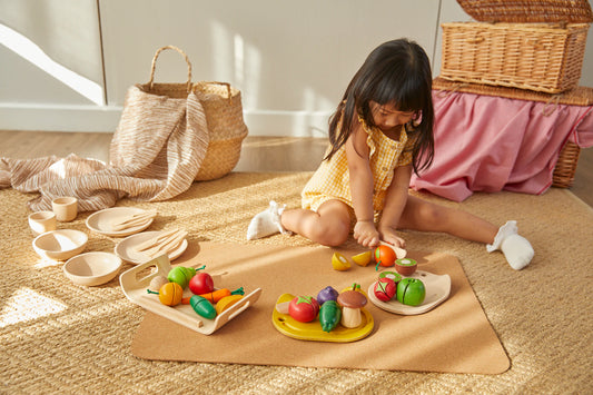 Frukter Och Grönsaker I Trä - PlanToys