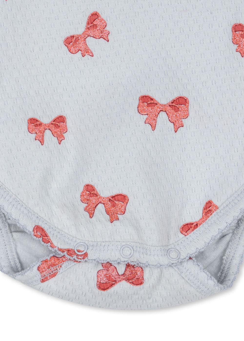 Sui Frill Body, GOTS, Rosia Blue Bow - Konges Sløjd