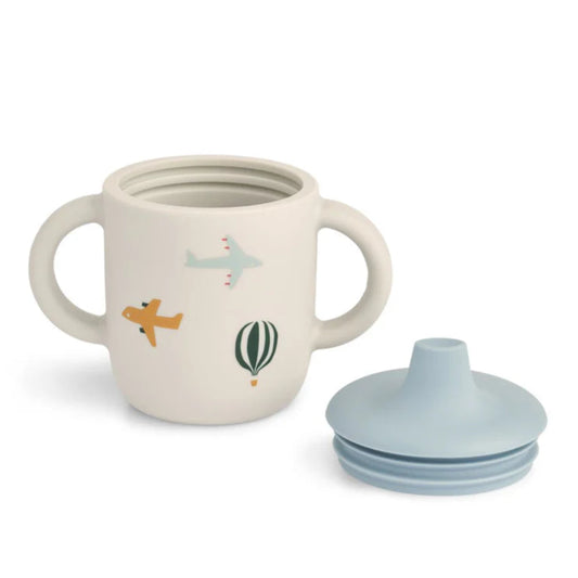 Pipmugg 150 ml, Silikon, Neil, Aviator/Ecru - Liewood