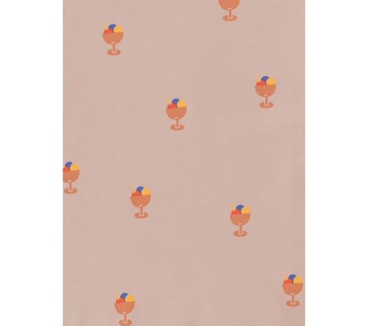 Leggings, Baby, Pimabomull, Ice Cream Cup, Dusty Pink/Papaya