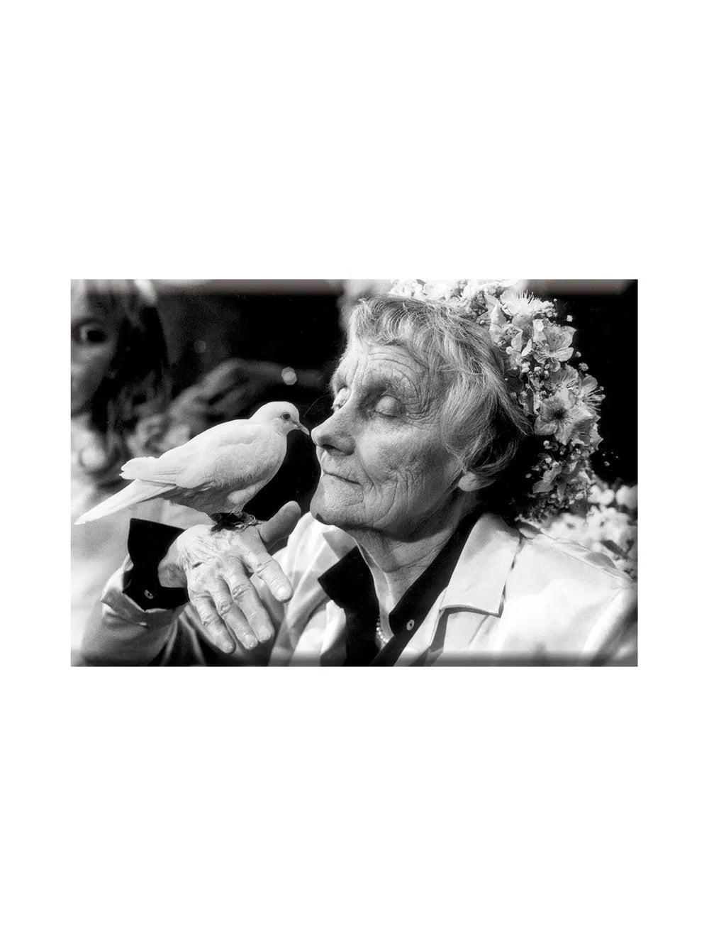 Magnet, Astrid Lindgren med Duva - Astrid Lindgren