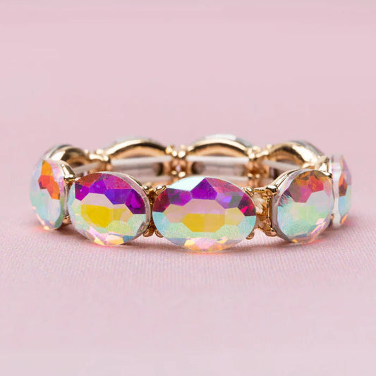 Armband, B Chic Aurora Borealis Gem - Great Pretenders