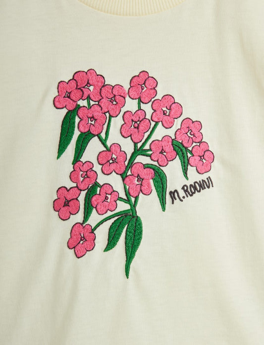 Alpine flowers T-shirt, Offwhite - Mini Rodini