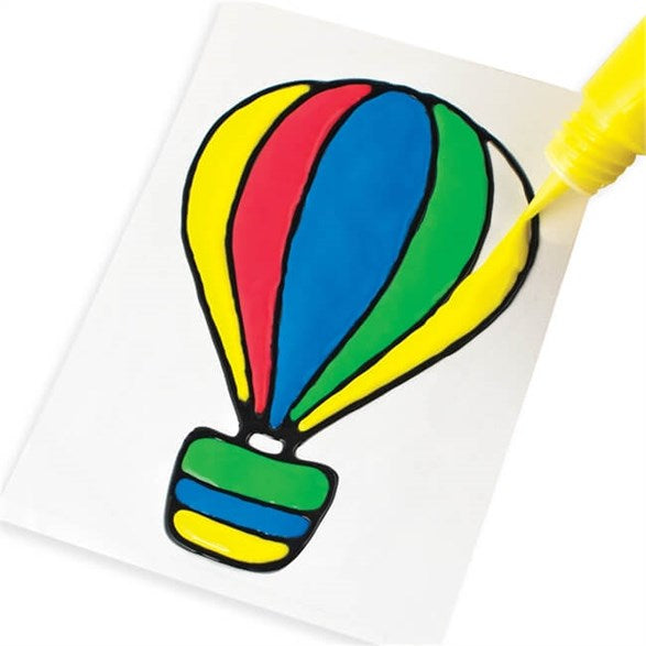 Fönsterfärg, Window Cling Art Kit, 6-Pack - Ooly