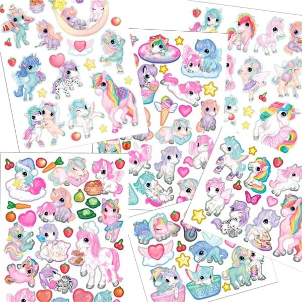 Create Your Unicorn World, Stickersbok