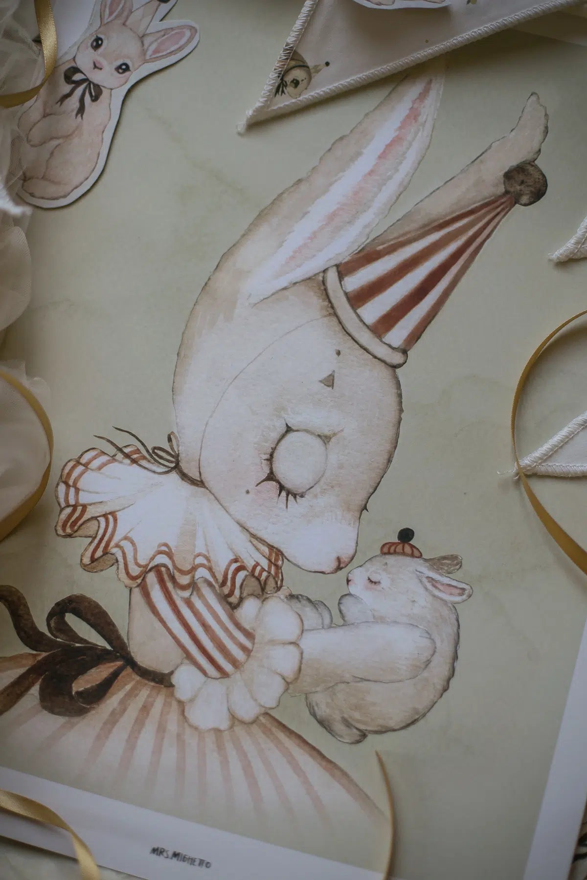 Poster, Miss Doris 30X40 cm - Mrs Mighetto