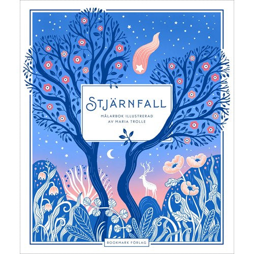 Målarbok, Stjärnfall, Illustrerad av Maria Trolle