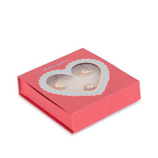 Smyckesset, Unicorn Jewelry Set, Guldfärgat - Konges Sløjd