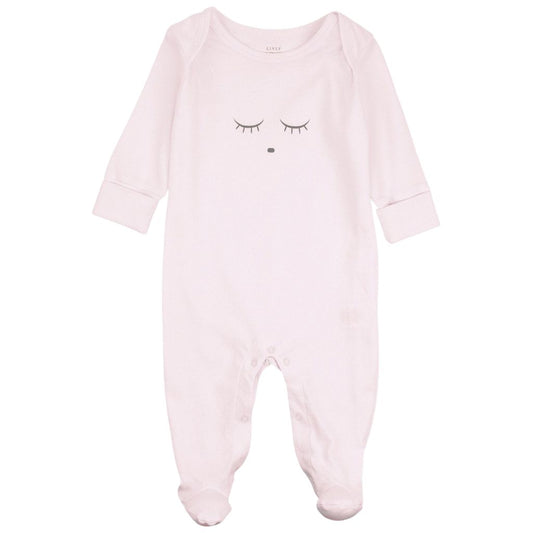 Sleeping Cutie Cover Footie, Rosa / Grå SC