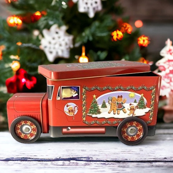 Plåtburk Santa Truck