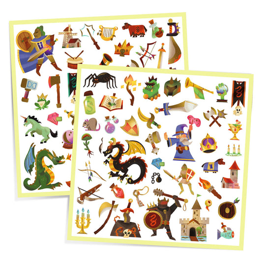 Stickers, Medieval Fantasy - Djeco