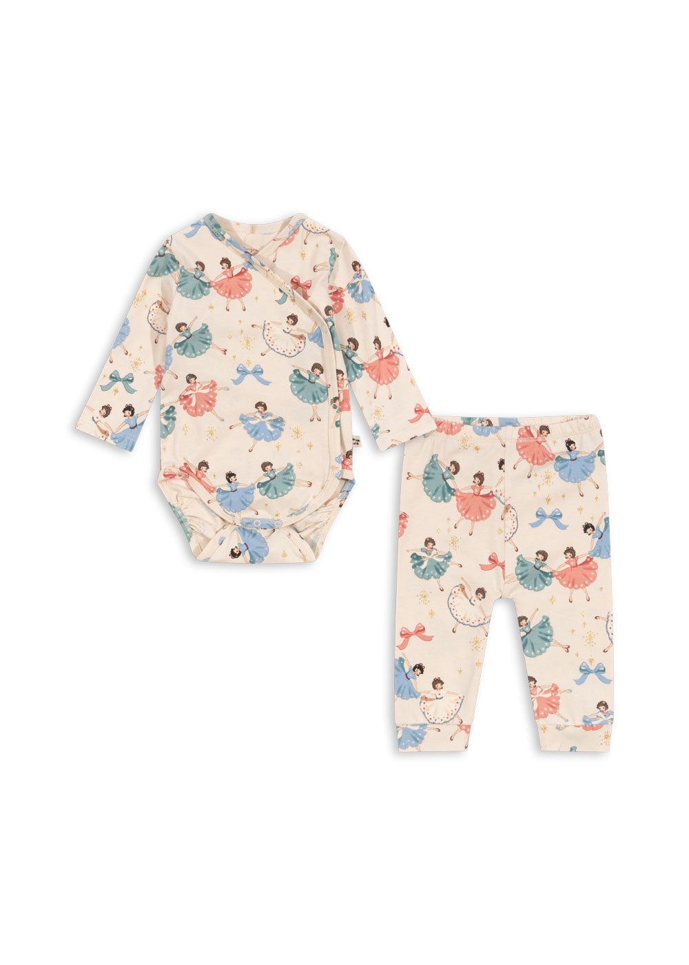 Baby-set, Basic Newborn GOTS, Bow Ballerina - Konges Sløjd