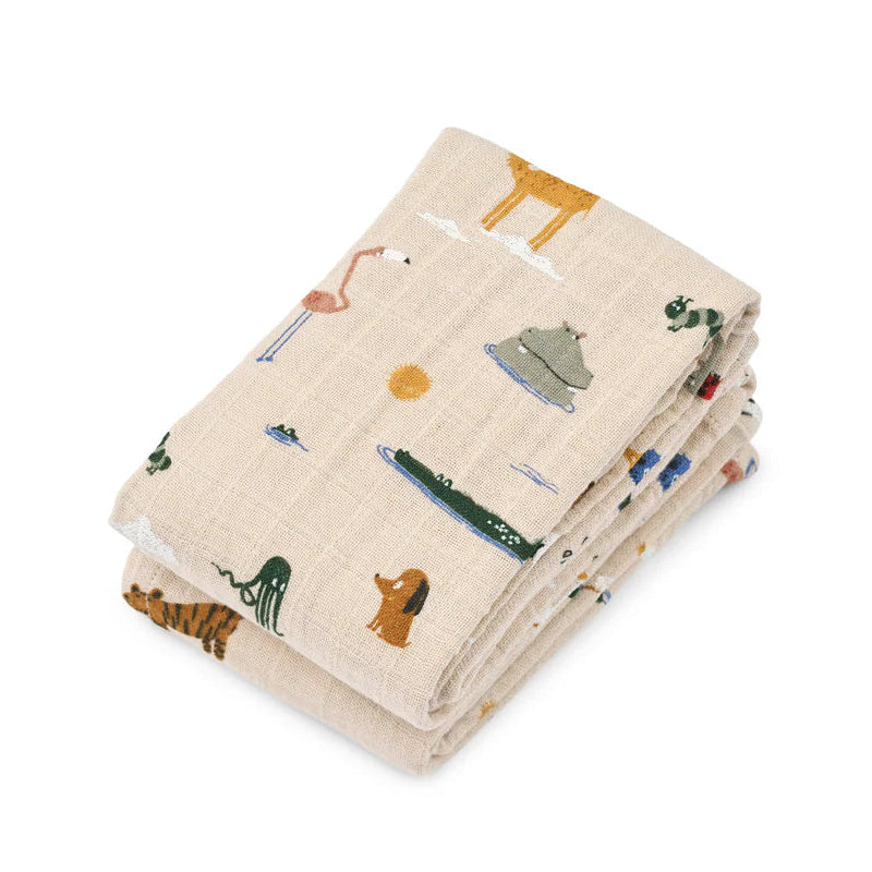 Muslin Filt, Lewis, Around The World/Sandy - Liewood