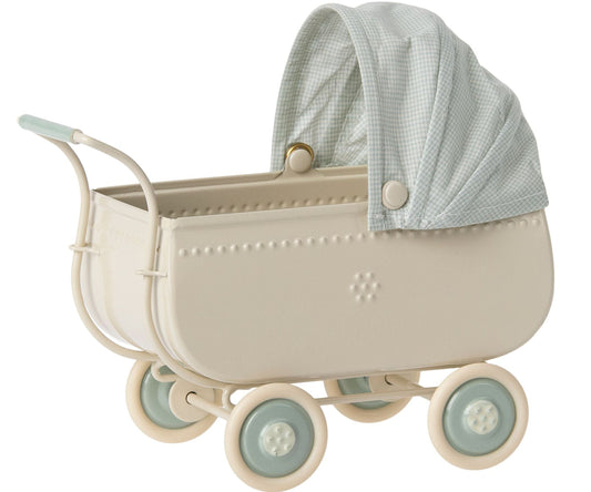 Miniatyr, Dockvagn, Micro, Blå - Maileg