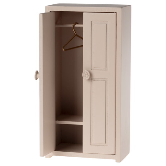 Miniatyr, Ljusrosa Garderob, Mus - Maileg