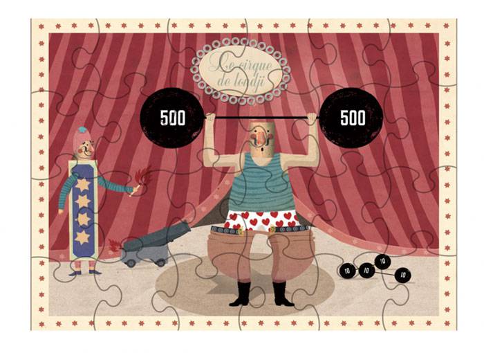 Pussel, Starke man, 24 bitar