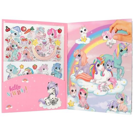 Create Your Unicorn World, Stickersbok