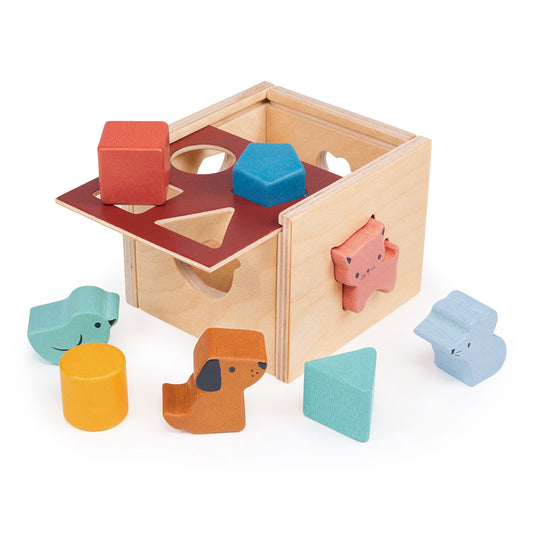 Sorteringskub, Shape Sorting Cube, Bambino - Mentari