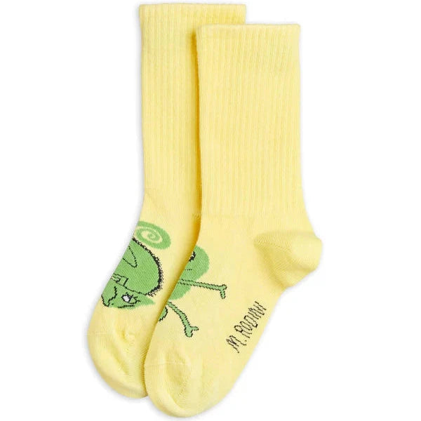Lizard Socks 1-Pack, Gul - Mini Rodini
