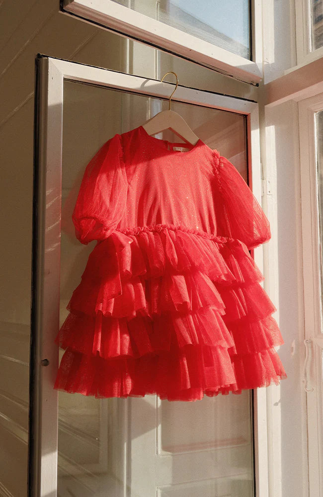 Fay Klänning Grs, Barbados Cherry - Konges Sløjd