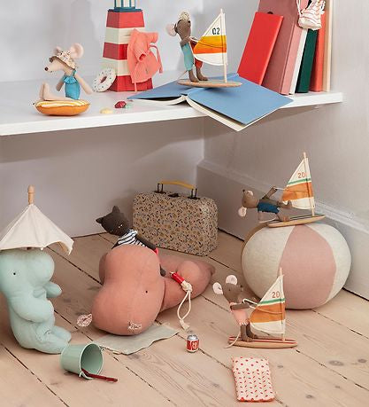 Miniatyr, Strandset Spade, Hink och Snäckor - Maileg