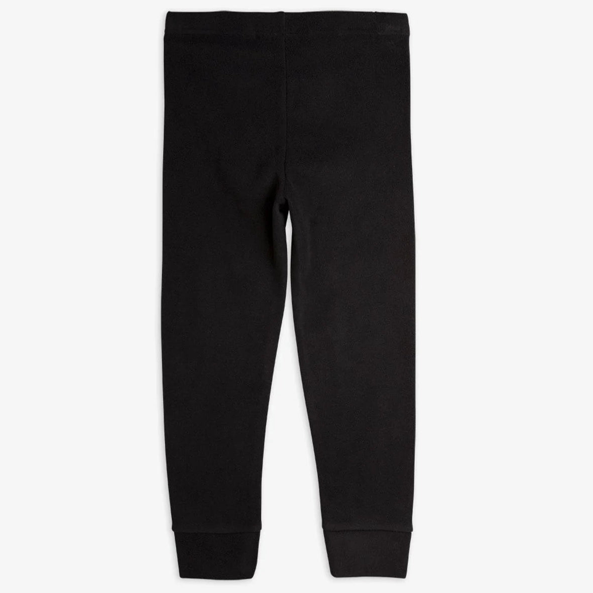 Microfleece Byxor/Leggings, Svart - Mini Rodini