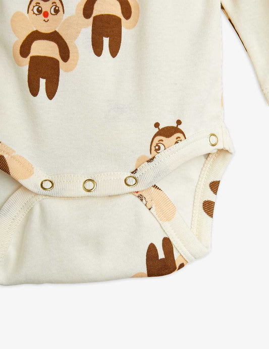 Babyset, Bees newborn set, Beige - Mini Rodini