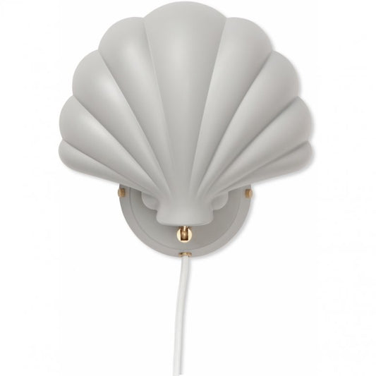 Vägglampa, Snäcka i Metall - Rose eller Grey Leaves, Välj din färg - Konges Slöjd