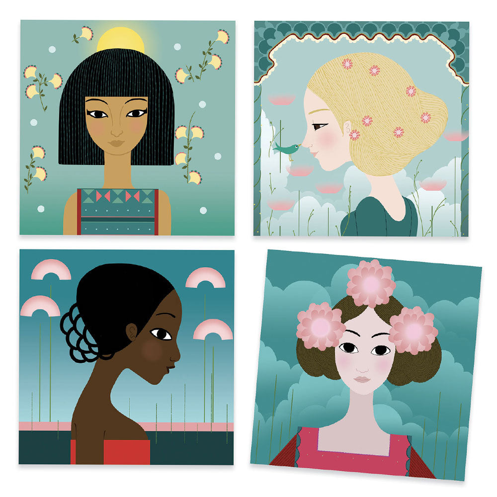 Pyssel - Genomskinligt Stämpel Set, Patterns and Decoration - Djeco