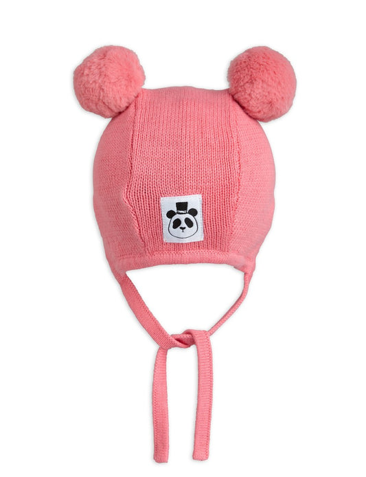 Babymössa, Fine Knit Baby Hat, Rosa - Mini Rodini