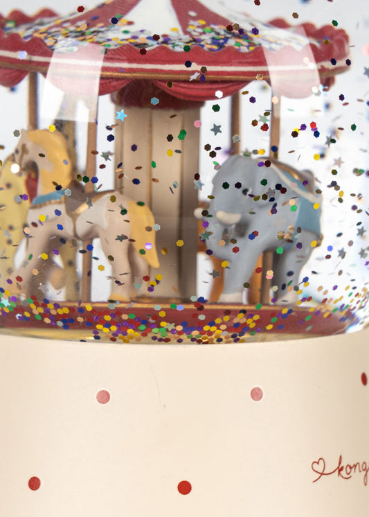 Gnistrande Snöglob, Karusell - Konges Slöjd