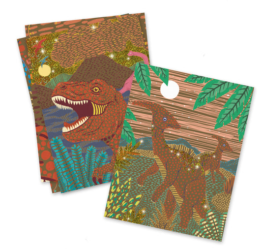 Scratch Cards, When Dinos Reigned - Djeco