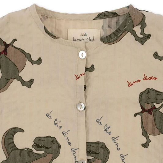 Ace Romper Gots, Dansosaurus, Strl 12 mån - Konges Sløjd