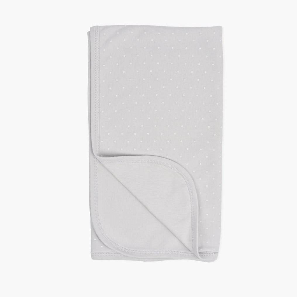 Babyfilt, Saturday Blanket Grå/Vit Prickar - Livly