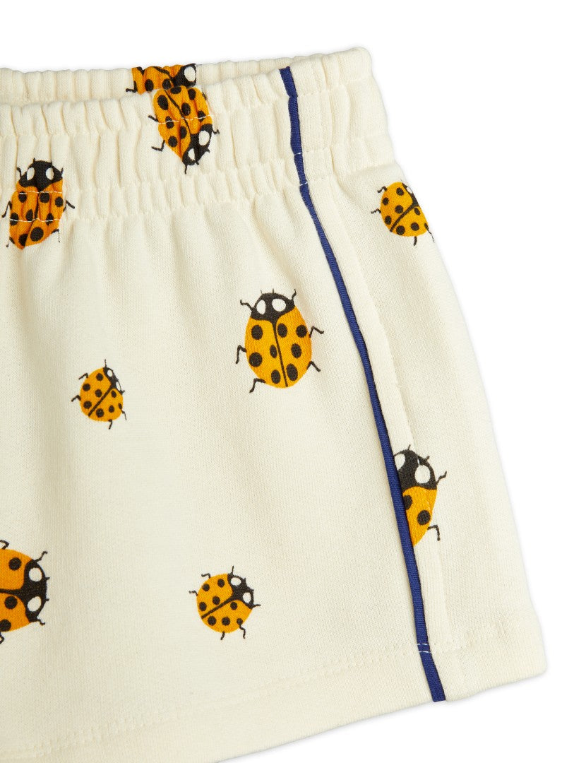 Shorts, Ladybugs AOP Sweatshorts, Offwhite, Chapter 2, Limited Stock - Mini Rodini