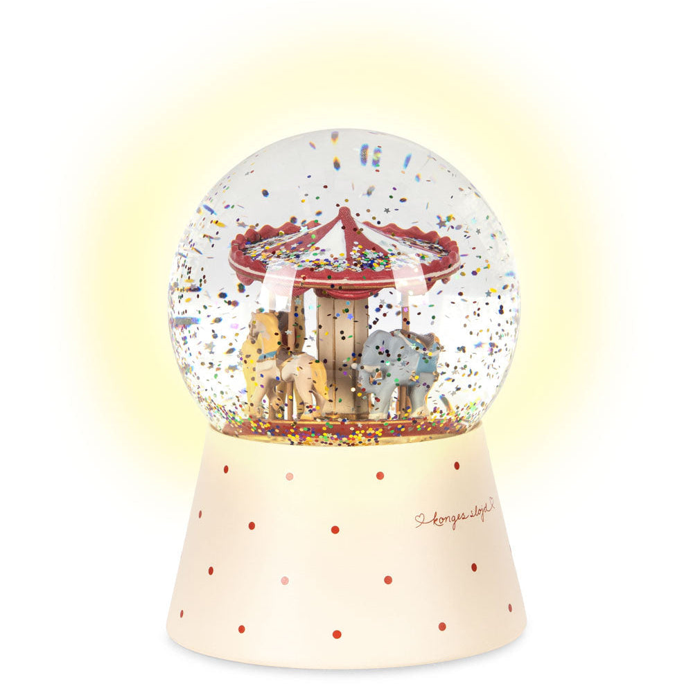 Gnistrande Snöglob, Karusell - Konges Slöjd