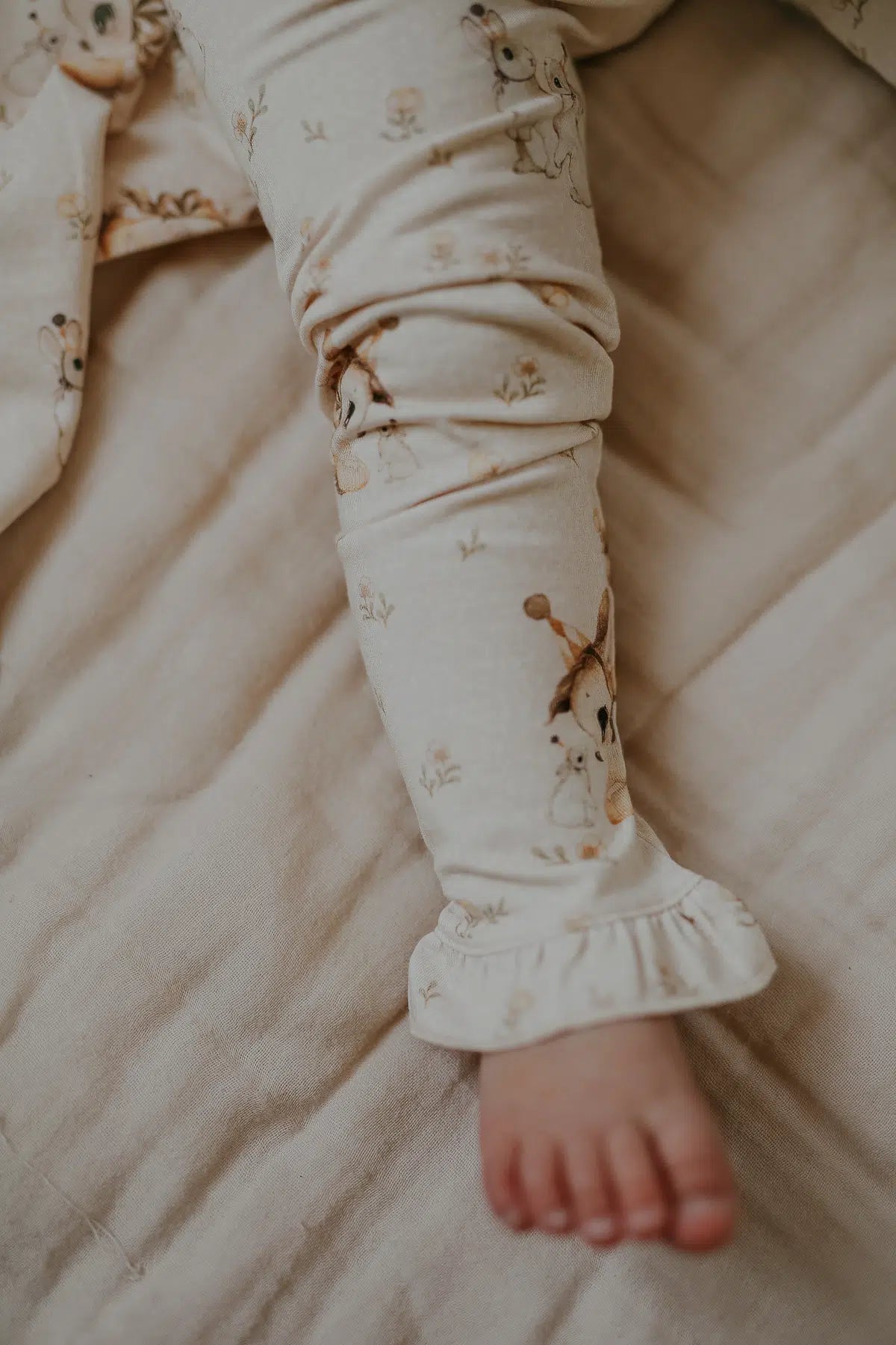 Bamboo Leggings, Strl 50-56, Stella Puder - Mrs Mighetto