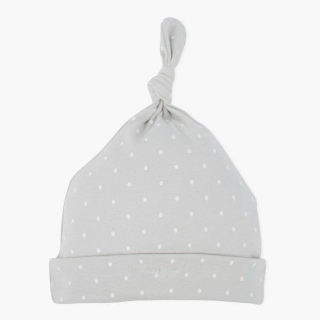 Babymössa, Saturday Tossie Hat, Grå/Vit Prickar - Livly