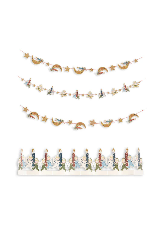 Christmas Decoration set/Julgirlang & Bordsdekoration Multi - Konges Slöjd