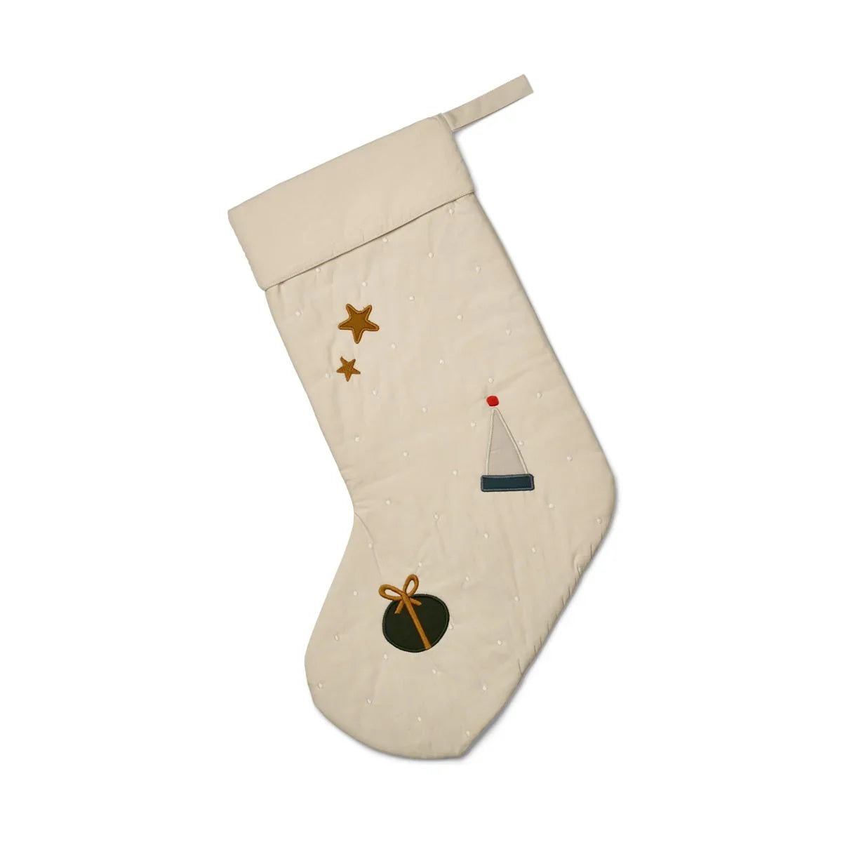 Julstrumpa, 40x20 cm, Basil/Holiday/Sandy Mix - Liewood