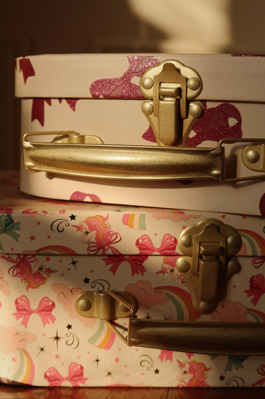 Resväskor 2-pack, Rainbow Bow - Konges Sløjd