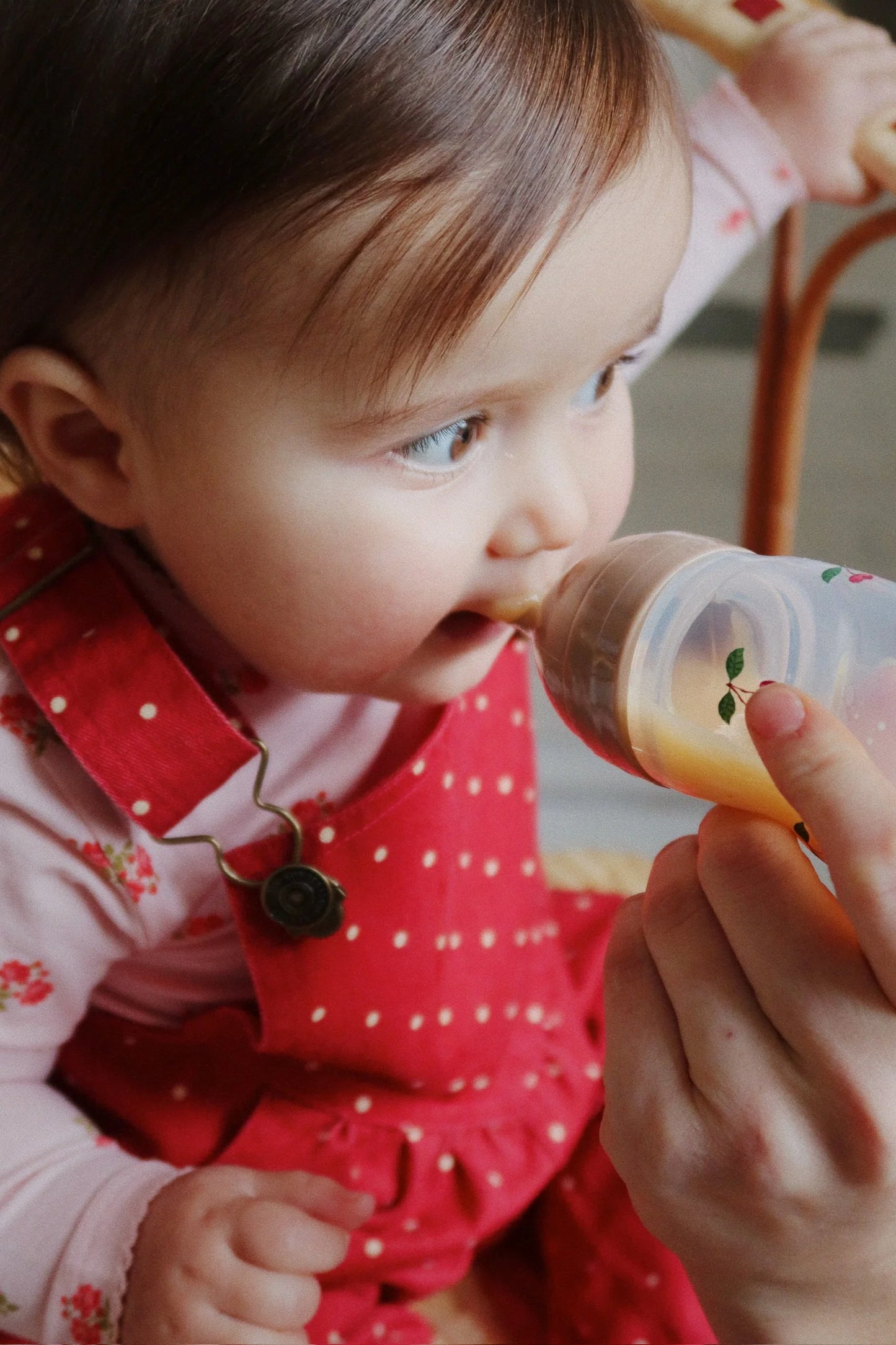 Flaska med sked, Food Feeding Set, Lemon - Konges Slöjd