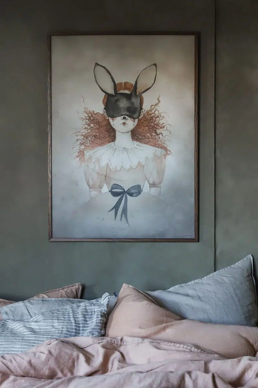 Poster, Miss EDITH PAPILLON 50x70 cm - Mrs Mighetto