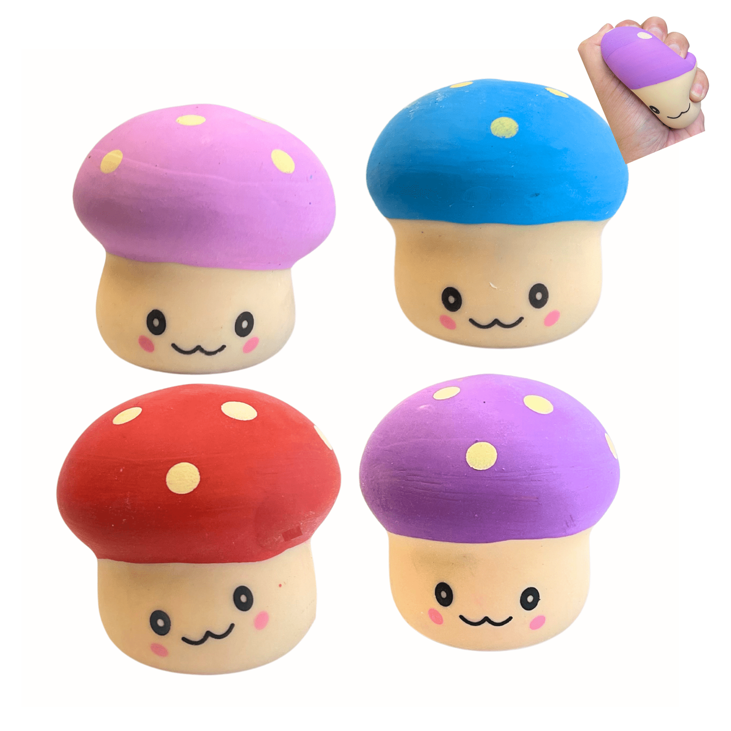 Squishy, Svamp, Olika Färger - Suntoy