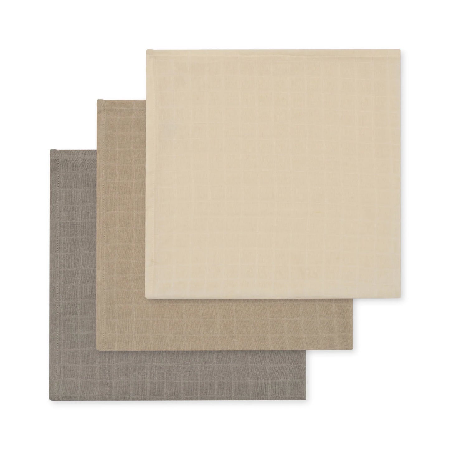 Muslinfiltar, LIME STONE, 3 pack - Konges Sløjd