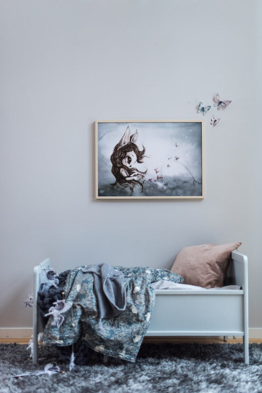 Poster, Miss DELLA 50x70 cm - Mrs Mighetto