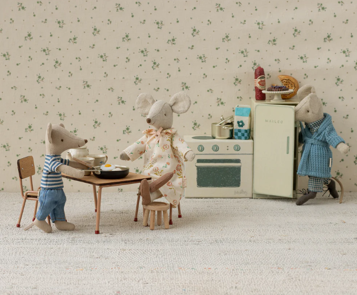 Miniatyr, Kylskåp 13 cm, Vit - Maileg