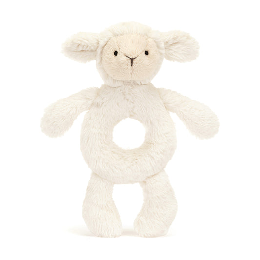 Skallra, Bashful Lamb Ring - Jellycat