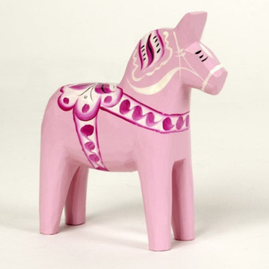 Dalahäst Rosa, 10 cm - Grannas