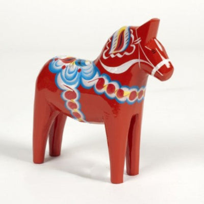 Dalahäst Röd, 7 cm - Grannas